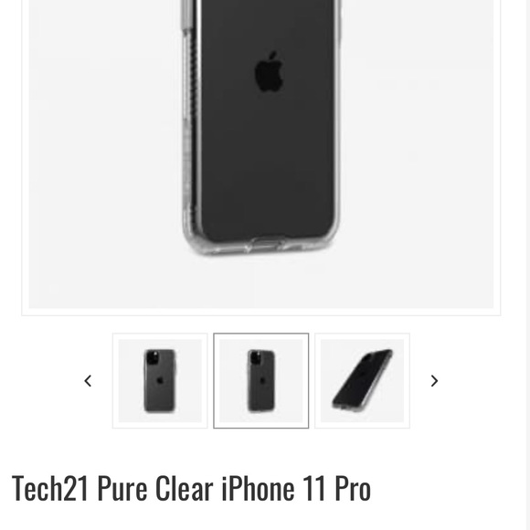 iPhone 11 Pro Tech21 Pure Clear Case - Picture 6 of 9
